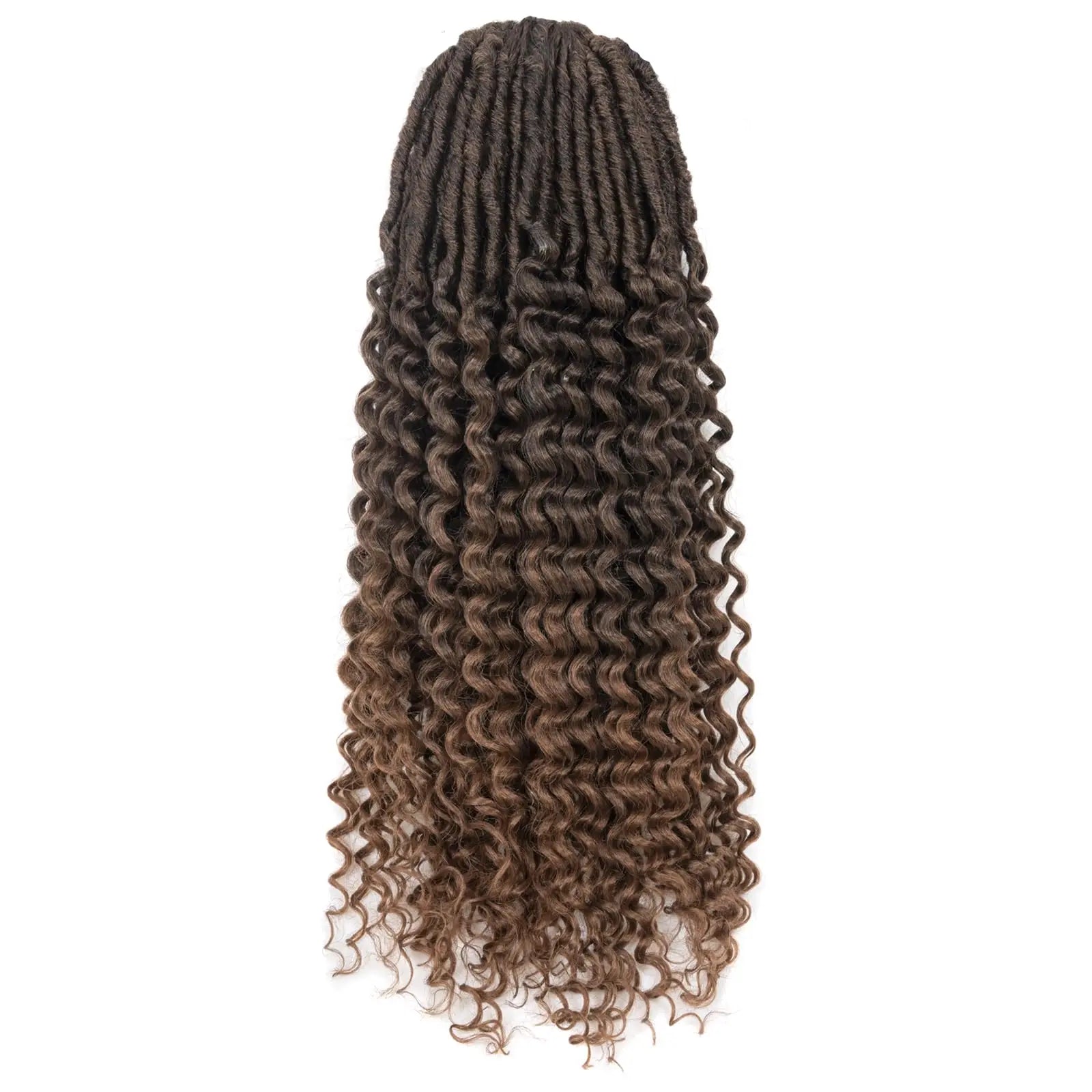 ( US ONLY) FAST SHIPPING DTL | Toyotress® Unique Deep Wave Locs Crochet French Locs With Long Curly Ends Crochet Hair Pre Looped Deep Wave Locs Braiding Hair For Women Toyotress